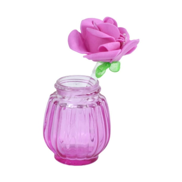 Juego de vasos de prueba de perfume compactos y portátiles para amantes de las fragancias. Púrpura