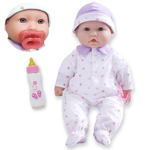 Muñeca JC Toys La Baby, caucásica, 40 cm, lavable con atuendo