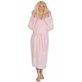 thumbnail image 3 of Women's Turkish Cotton Hooded Bathrobe Navy L/XL, 3 of 5