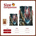 thumbnail image 3 of Naloa Bubbles Axolotl Fantasy Drawstring Christmas Bags, 3D Xmas Gift Bags, Christmas Wrapping Bags, Xmas Goodie Bags, Treat Pouch Bags, Party Favor Bags-Small, 3 of 9