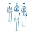 thumbnail image 4 of Aquasana Replacement Filter Cartridges (Stages 1 & 3) for OptimH20 Reverse Osmosis Under Sink Water Filter System - Not Compatible with SmartFlow sys, 4 of 8