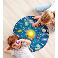 thumbnail image 3 of Hape Kids 23 Inch Round 102 Piece Solar System Puzzle Toy with Astronomy Poster, 3 of 6