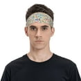thumbnail image 2 of Naloa Famous Places Fashionable Sport Sweatband for Running, Yoga, Basketball - Head Circumference 19.6-22.4 inches, 2 of 9