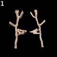 thumbnail image 4 of Ayyufe Women Bird Tree Branches Shape Earrings Concise Alloy Ear Studs, 4 of 6