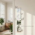 thumbnail image 5 of Home Wall Decor Signs Letters 10PCS Acrylic Mirror Stickers Family House Decorations for Living Room Bedroom Dining Home Modern Decoracion de Pared para Sala,Silver 59x21 Inch, 5 of 8
