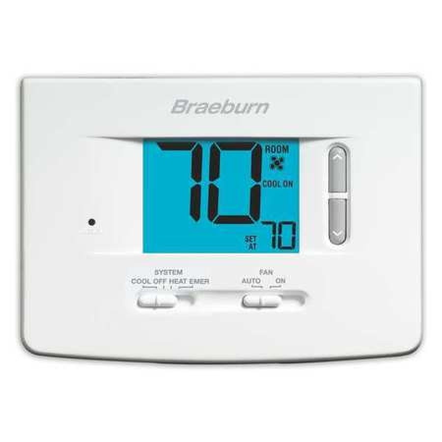 52 Day or NonProgrammable BRAEBURN 5220 Thermostat Universal 7 3H/2C