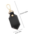 thumbnail image 2 of LOLIPPYY Black PU key Keychain Holder Set Anti-Loss Material Perfect for Couples, 2 of 8