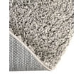 thumbnail image 7 of Unique Loom Solid Shag Collection Area Rug (6' 1" Round Cloud Gray), 7 of 7