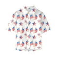 thumbnail image 2 of BJUTIR Summer Toddler Boys Girls Tops Short Sleeve Botton Independence Day 4Th Of July Prints Tops T Shirt, 2 of 4