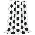 thumbnail image 2 of Fuzoiu Soccer Ball Print Ultra-Soft Micro Fleece Blanket,All Seasons Flannel Throw, Lightweight Blanket for Bed, Sofa, Couch, Movie Night, Camping, and Travel-40"x30", 2 of 7