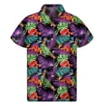 thumbnail image 4 of Camisa hawaiana con estampado 3D de plantas tropicales para hombre, camisas playeras con botones y flores, camisetas de manga corta de verano para hombre, blusas de calle, blusa Aloha, 4 of 5