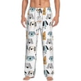 thumbnail image 1 of Balery Puppy Pantalones de pijama para hombre, pijama ultraligero, pantalón de descanso-Small, 1 of 6