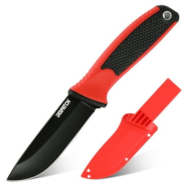 Dispatch 7.95 inch Fixed Blade Knife Full Tang Hunting Knife Red 3.54 inch Blade Length