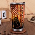 thumbnail image 2 of Dad Gifts, Papa Bear Mug, Double Wall Vacuum Stainless Steel Insulated Travel Coffee Mug, Tumbler cup with Lid and Straw 20 oz, 2 of 6