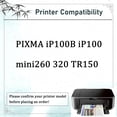 thumbnail image 2 of Compatible with Canon PGI-35 black and CLI-36 color ink cartridges, for PIXMA iP100B iP100 mini260 320 TR150 Printer,2-set, 2 of 7