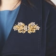 thumbnail image 2 of AOOOWER Elegant Rhinestones Sweater Clips Women Clothing Pins for Work and Social Event, 2 of 21