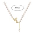 thumbnail image 3 of LYMAYTER Collier Charme Collier pour Femmes - Fait Main, Rétro, Perle, Fête, 3 of 7