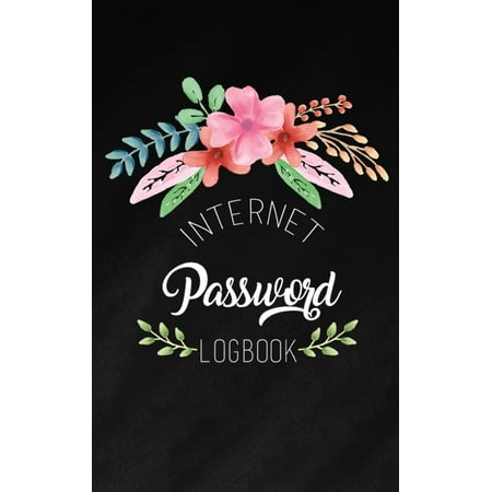 Password Book: Internet Password Logbook: Premium Matte Password Journal to Keep Track of Logins, Usernames and Passwords - Beautiful Floral Watercolor Notebook & Password Keeper (The Best Password In The World)