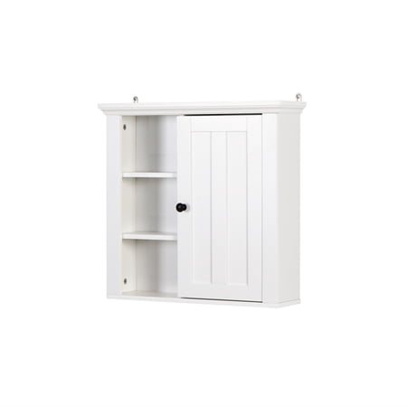 O'force Bathroom Wooden Wall Cabinet with a Door
