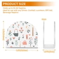 thumbnail image 4 of Yayeee Napkin Holder for Table Set of 2 Kitchen Paper Tissue Organization, Garden Pattern, 4 of 8