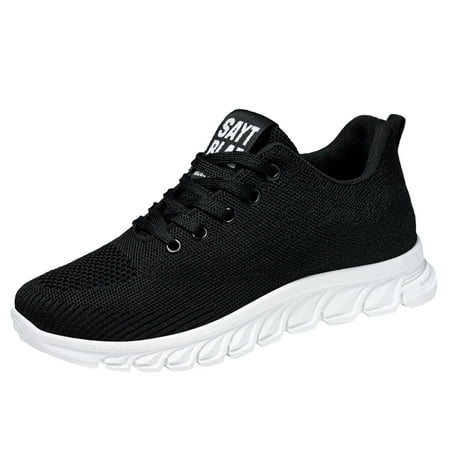 

XINSHIDE Shoes Fashion Summer And Autumn Men Sneakers Flat Mesh Breathable Comfortable Lace Up Casual Men Shoes