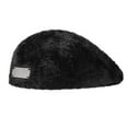 thumbnail image 2 of IDALL Newsboy Cap Beret Hats Women Beret Hat Hair Hat Beanie Cap Classic Solid Color Autumn Winter Hats Beret Hat For Women Winter Hats Peaky Blinders Hat Flat Cap Black One Size, 2 of 3