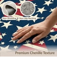 thumbnail image 6 of ODIKA 5'x7' Washable Area Rug Patriotic Tone Mosaic Featuring Repeating Halloween Plaid Independence for Small Living Room, Bedroom, Easy Care, Non-Shedding, Pet Friendly, 6 of 7