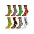 thumbnail image 1 of The Grinch 8 Pack Crew Socks Gift Set In Tin Tote, 1 of 4