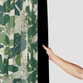 thumbnail image 3 of Orinice ,  Green Tropical Paradise Shower Curtain-Fabric Leaf Rainforest Island Print Design 36x72, 3 of 7