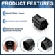 thumbnail image 4 of Conector de sensor de temperatura del agua del motor de 2 pines Unique Bargains, conector de terminal de cable hembra para Nissan, 1 juego, 4 of 6