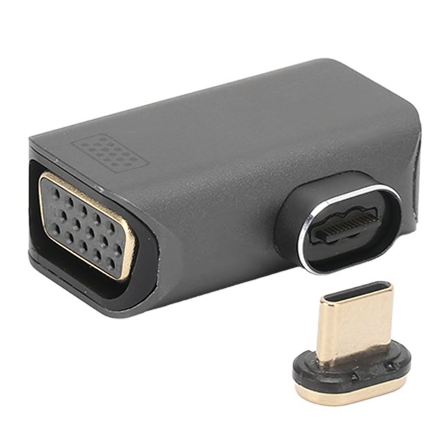 Adaptador tipo Cto VGA, convertidor magnético tipo C a tipo Cto VGA Adaptador magnético tipo Cto VGA Fiabilidad excepcional