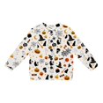 thumbnail image 3 of JAJAHO Toddler And Kids Girls Cardigan Halloween Open Front Button Down Jacket 1-8Y, 3 of 6