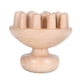 thumbnail image 1 of Mushroom-shaped wooden scalp massage brush, relaxing and massaging. Hair care., 1 of 4