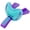 Aqua, Purple, variant on Battle Sports Speedtab F7 Football Mouthguard  - White/White