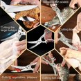 thumbnail image 4 of Tijeras para aves de corral YONGSHENG tijeras de cocina resistentes acero inoxidable multiusos, 4 of 5