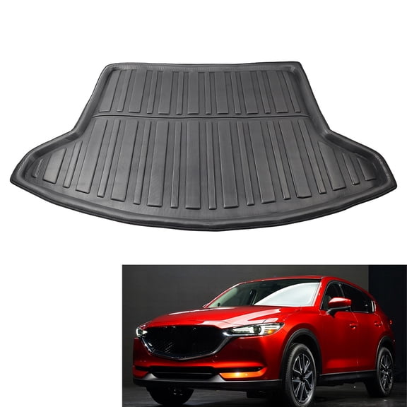 NS Cargo Liners Rear Cargo Trunk Tray Floor Mats All Weather Custom-Fit 3D Waterproof Protector for CX-5 2017-2020