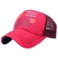 thumbnail image 2 of Sombrero de camionero de malla vintage para hombre Rosa, 2 of 9