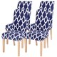 thumbnail image 1 of Fundas para Sillas de Comedor SearchI Spandex Elásticas Azul Marino Juego de 4, 1 of 7