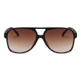 thumbnail image 4 of VOUZZA Sunglasses Vintage Double Bridge Classic Aviator Style UV Protection Eyewear Men Women, 4 of 5