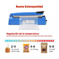 thumbnail image 3 of Máquina De Selladora  Bloosom Térmico De Bolsas De Plástico De 20 Cm Azul, 3 of 4