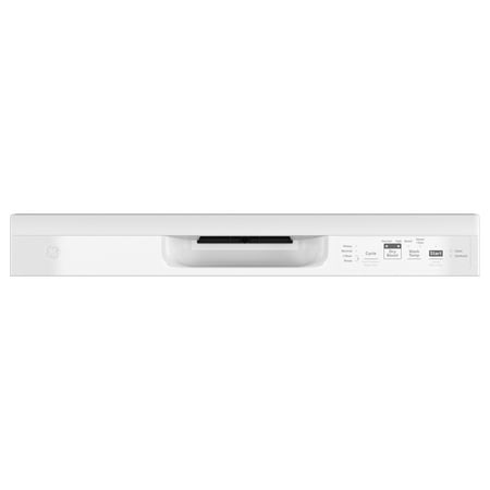 GE - Front Control Built-In Dishwasher with 55 dBA - White