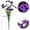 B, variant on 15pcs Pentagonal Violet Artificial Flower Easy to Maintain