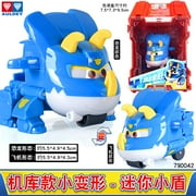 New Hot Super Wings 2" Scale Mini Transforming Anime Deformation Plane Robot Action Figures Transformation Toys Gifts For Kids