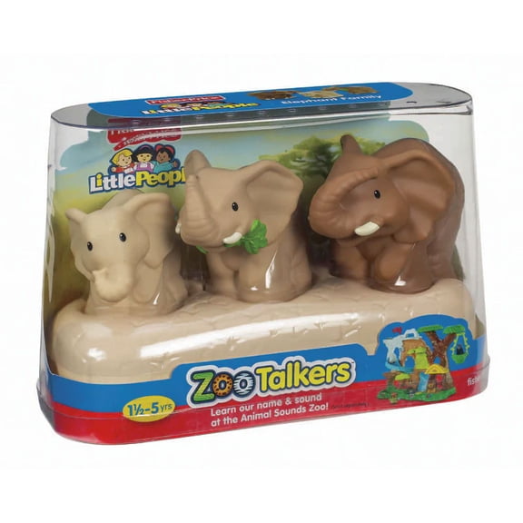 Fisher-Price Little People Zoo Talkers Elephant Family