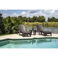thumbnail image 4 of Rainbow RBO-ROMA-BRW-3CL Roma 3 Piece Chaise Lounger Set, Brown, 4 of 4