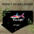 thumbnail image 4 of Colorful Shark Logo Front License Plate,Metal License Plate,Funny Standard Plates Personalized Novelty Decorative For Men/Women/Boys/Girls Car 6×12 Inch, 4 of 7