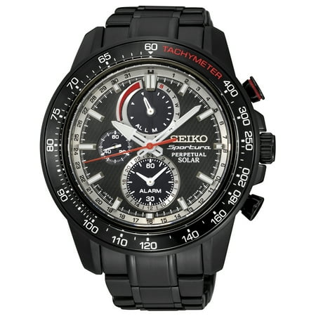 Chronograph 100m Watch SSC373P1,Men's Sportura Solar,Chronograph,Sport Style,Stainless Steel Case and bracelet,Sapphire,100m WR,SSC373 ()