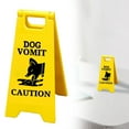 thumbnail image 2 of Ceimmolca Cat Vomit Sign Funny Cute Yard Warning Sign | Funny Cat Signs Decor Cat Dog Vomit Caution Sign Novelty Desk Decoration, 2 of 9