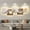 Brown, variant on LED Abstract Wall Art, 3D Art Wall Decor for Living Room, Power Supply Wall Hanging Mural, Dining Room Wall Decor, Wall Sculptures Home Decor, 120*40cm