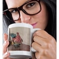 thumbnail image 2 of 3drose, Print of Rooster with Embossed Look, 11oz Magic Transforming Mug, 2 of 7